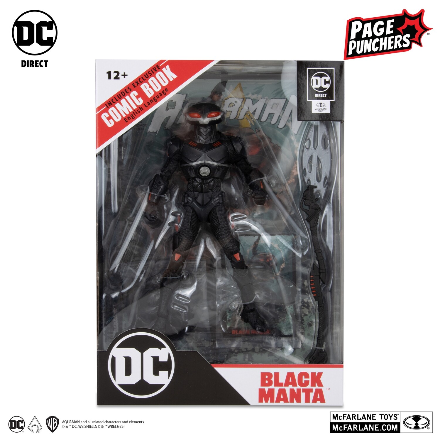 Black manta best sale dc collectibles