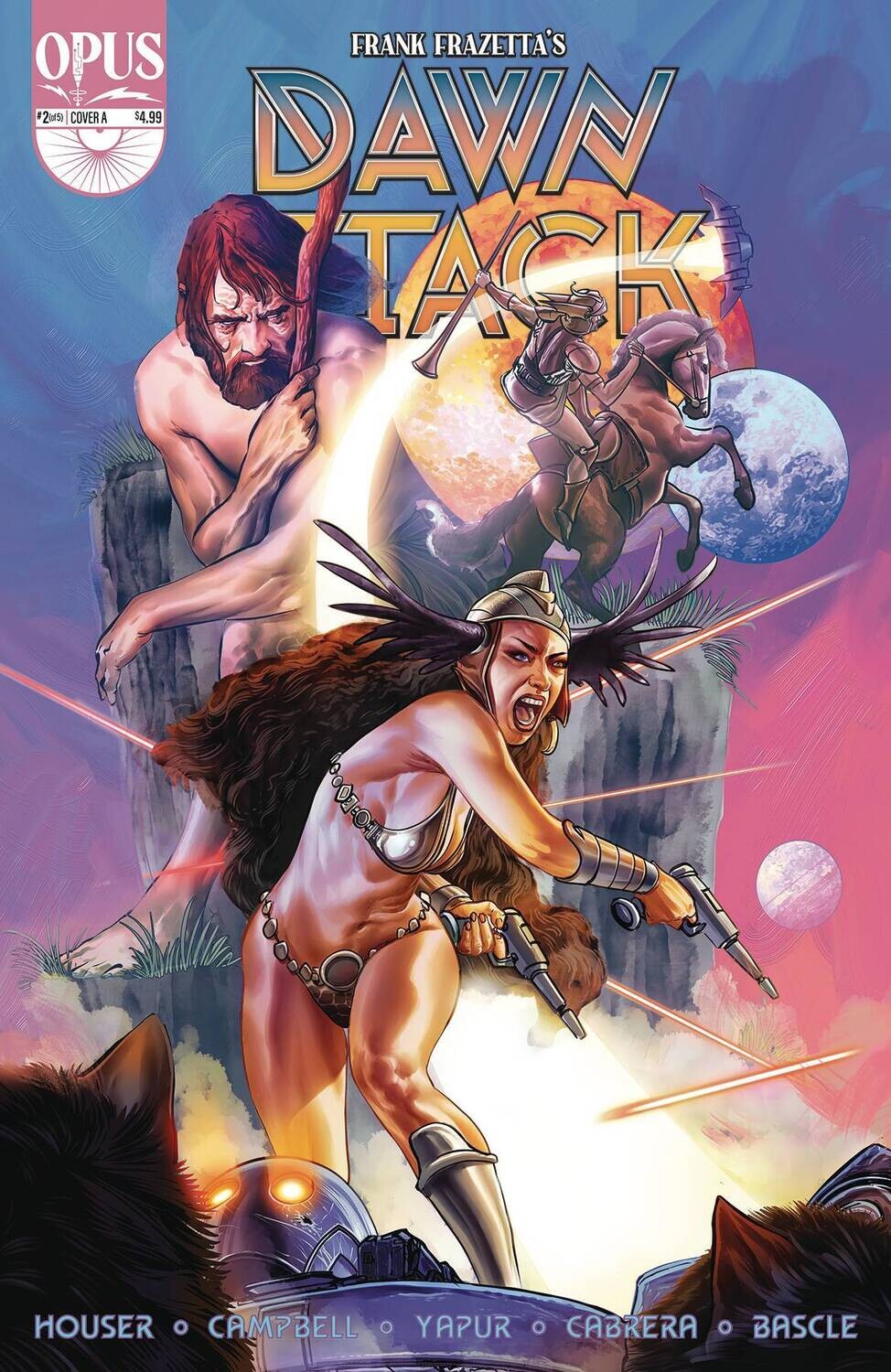 FRANK FRAZETTAS DAWN ATTACK #2 (OF 5) CVR A CASAS
OPUS COMICS
(1st  February 2023)