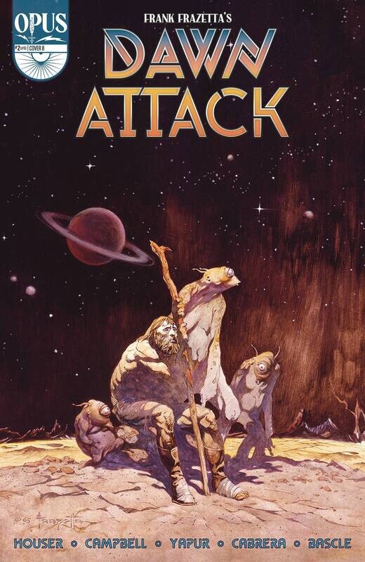 FRANK FRAZETTAS DAWN ATTACK #2 (OF 5) CVR B FRAZETTA
OPUS COMICS
(1st  February 2023)