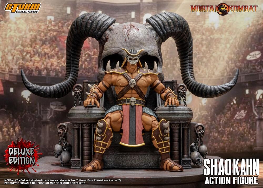 **PRE ORDER** STORM COLLECTIBLES Mortal Kombat Shao Kahn (DELUXE Throne Edition) 1/12 Scale Figure