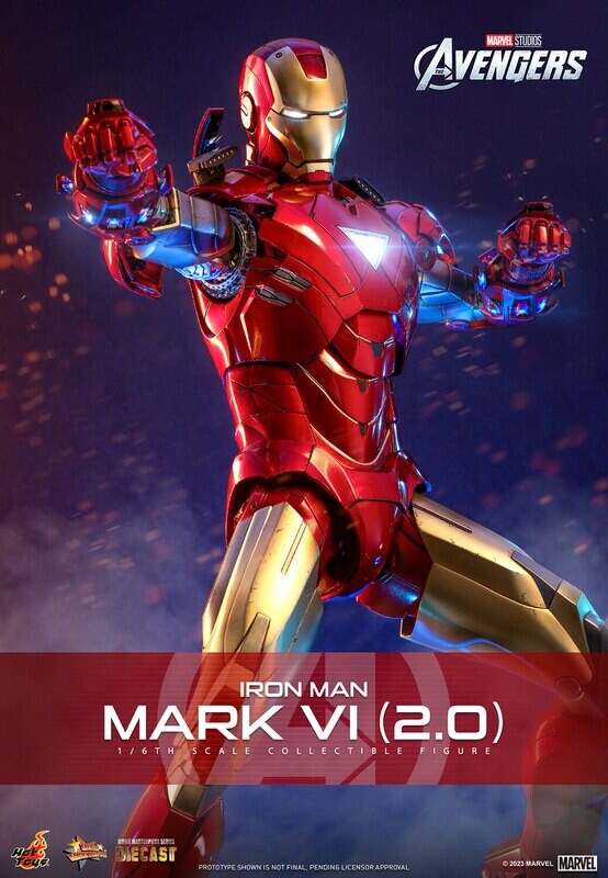 Hot Toys 1/6 Scale Iron Man Mark VI (2.0) DIECAST Hot Toys 1/6 Scale Iron Man Mark VI (2.0) DIECAST