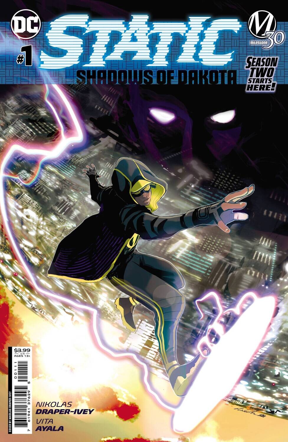 STATIC SHADOWS OF DAKOTA #1 (OF 6) CVR A DRAPER-IVEY (O/A)
DC COMICS
(8th  February 2023)