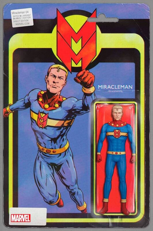MIRACLEMAN SILVER AGE #4 CHRISTOPHER ACTION FIGURE VAR
MARVEL COMICS
(8th  February 2023)