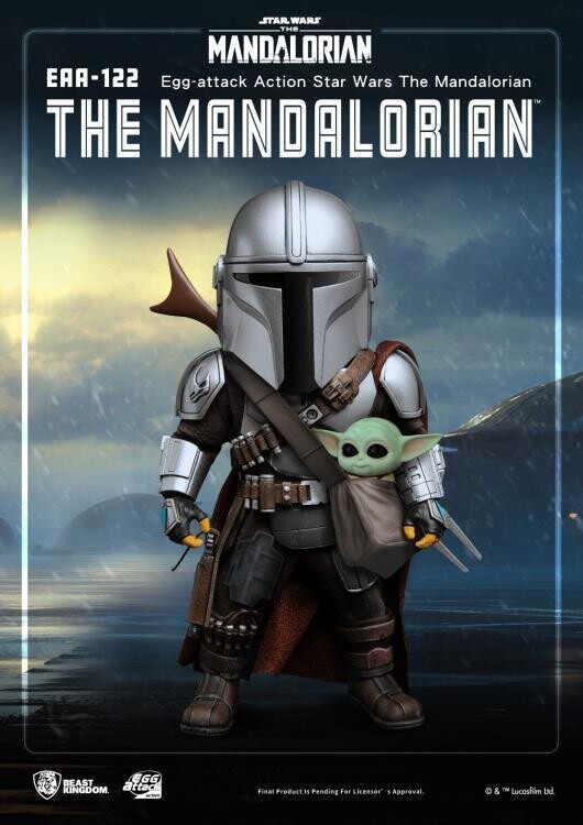 Beast Kingdom - Star Wars The Mandalorian Egg Attack Action EAA-122 The Mandalorian