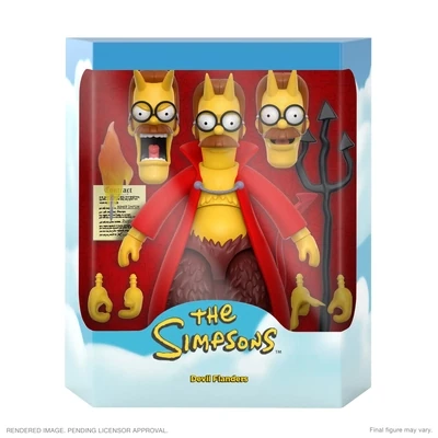 Super7 The Simpsons ULTIMATES Wave 4 Devil Flanders