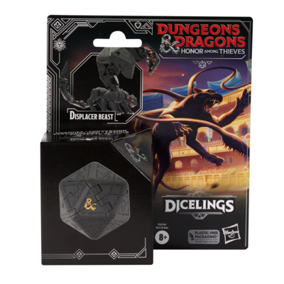 Dungeons & Dragons Honor Among Thieves D&D Dicelings Black Displacer Beast Collectible Action Figure