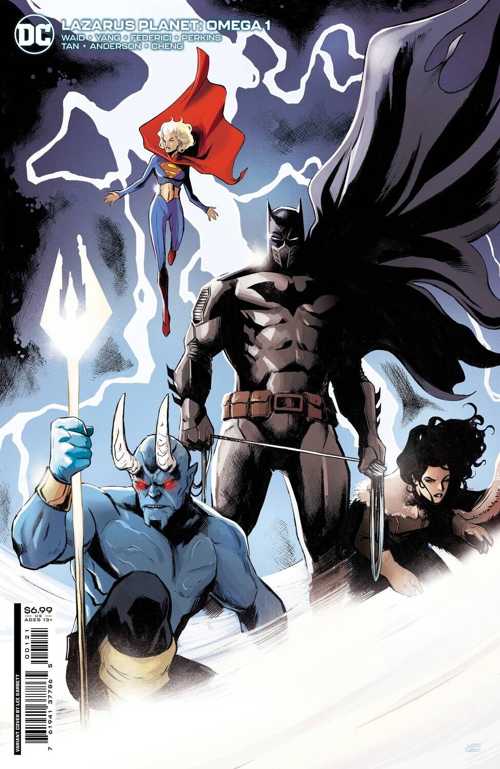LAZARUS PLANET OMEGA #1 CVR B LEE GARBETT CARD STOCK VAR
DC COMICS
(22nd February 2023)