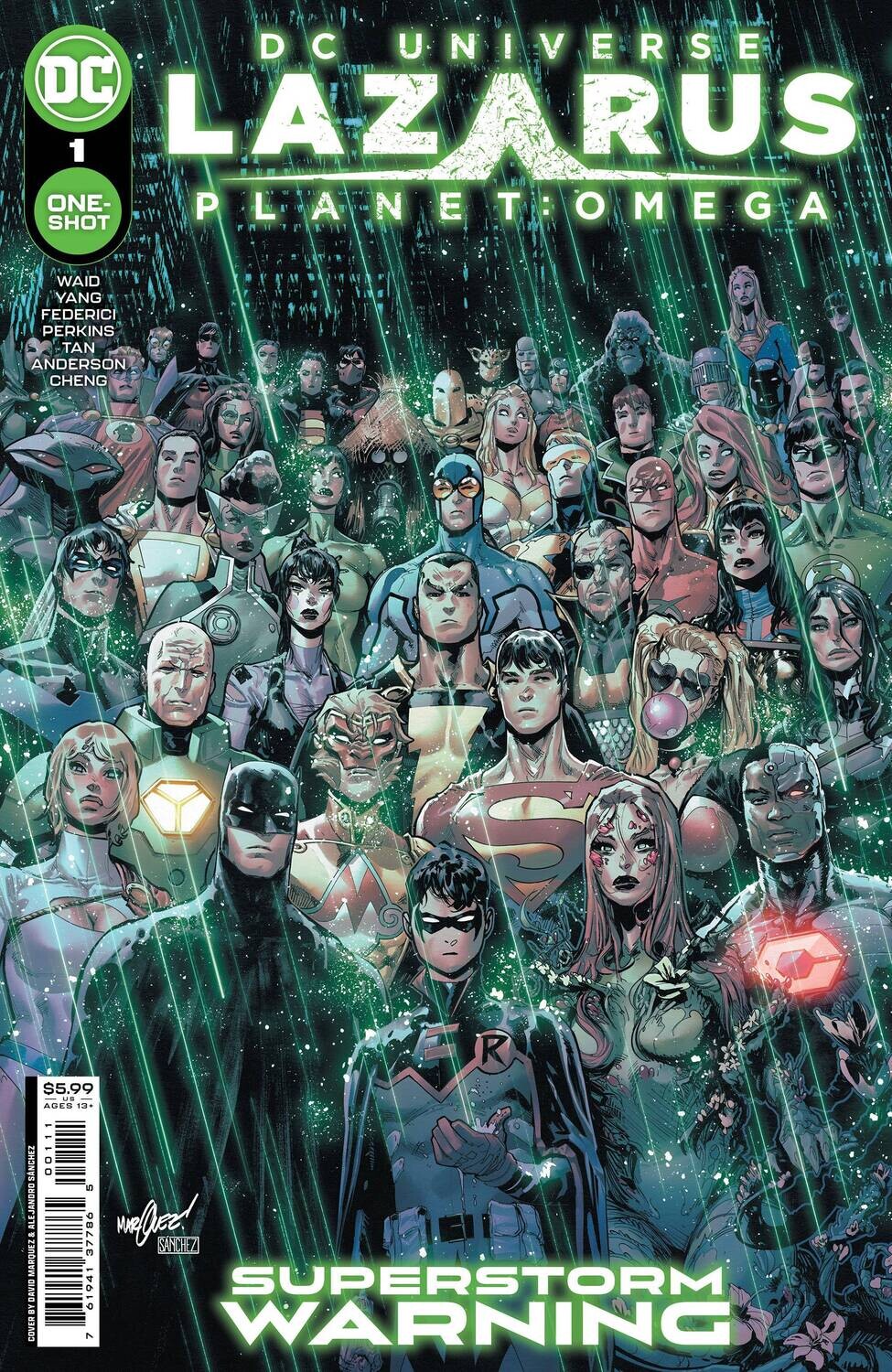 LAZARUS PLANET OMEGA #1 CVR A MARQUEZ SANCHEZ
DC COMICS
(22nd February 2023)