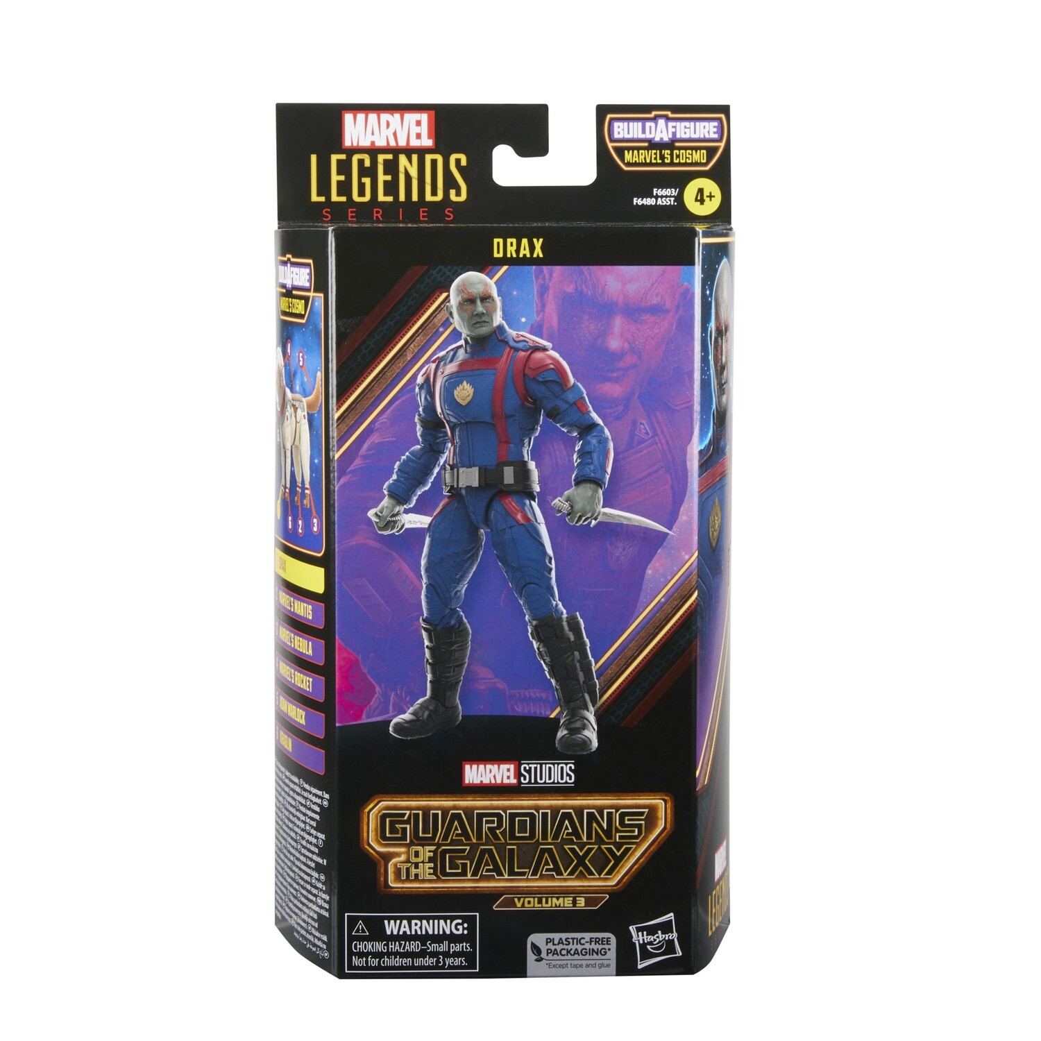 Marvel Legends 6" Guardians of the Galaxy Vol.3 Wave Drax (COSMO BAF)