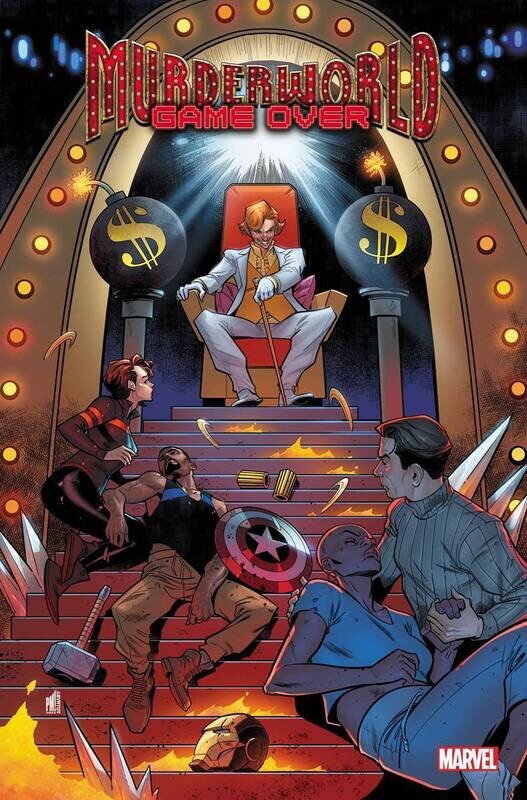 MURDERWORLD GAME OVER #1
MARVEL COMICS
(1st March 2023) MURDERWORLD GAME OVER #1
MARVEL COMICS
(1st March 2023)