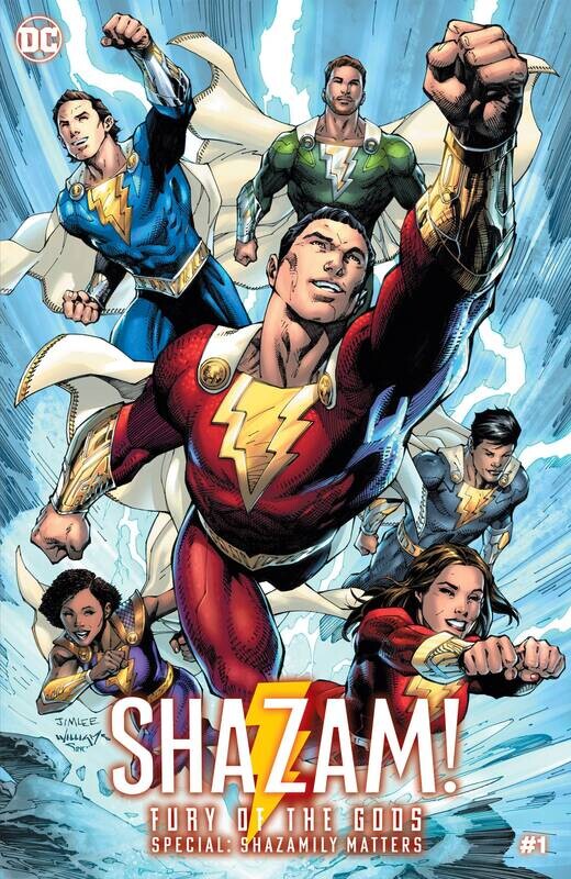 SHAZAM FURY OF GODS SPECIAL SHAZAMILY MATTERS #1 CVR A
DC COMICS
(1st March 2023) SHAZAM FURY OF GODS SPECIAL SHAZAMILY MATTERS #1 CVR A
DC COMICS
(1st March 2023)