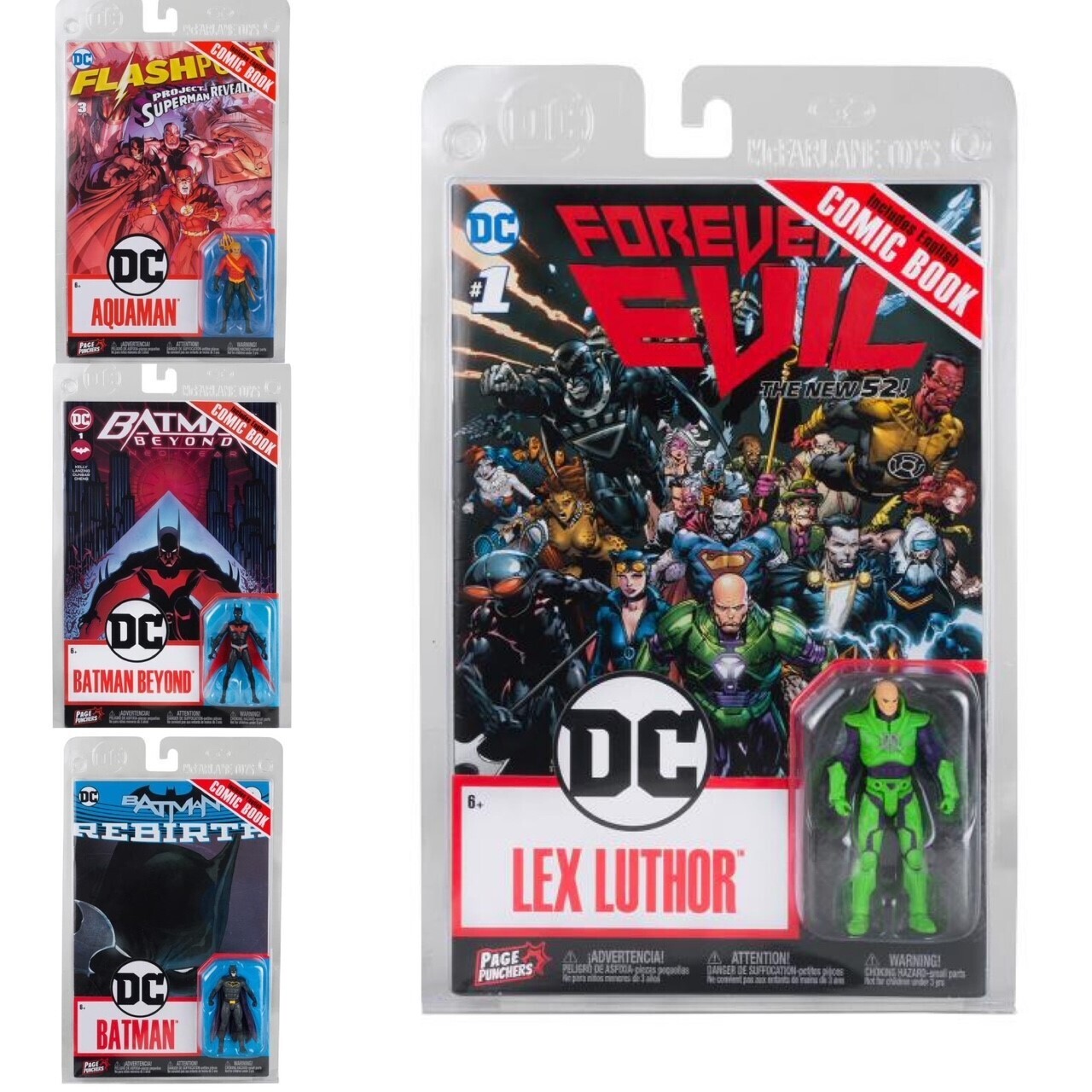DC DIRECT COLLECTIBLES PAGE PUNCHERS WAVE 3 (3" FIGURES WITH COMIC)