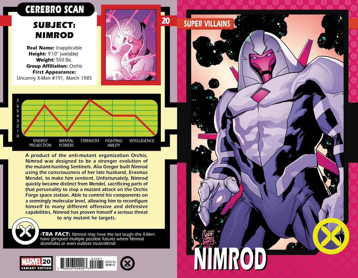 X-MEN #20 CAMUNCOLI TRADING CARD VAR
MARVEL COMICS
(15th March 2023)