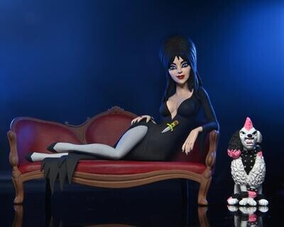 NECA Toony Terrors 6" Scale Action Figure - Deluxe Elvira (On Couch)
