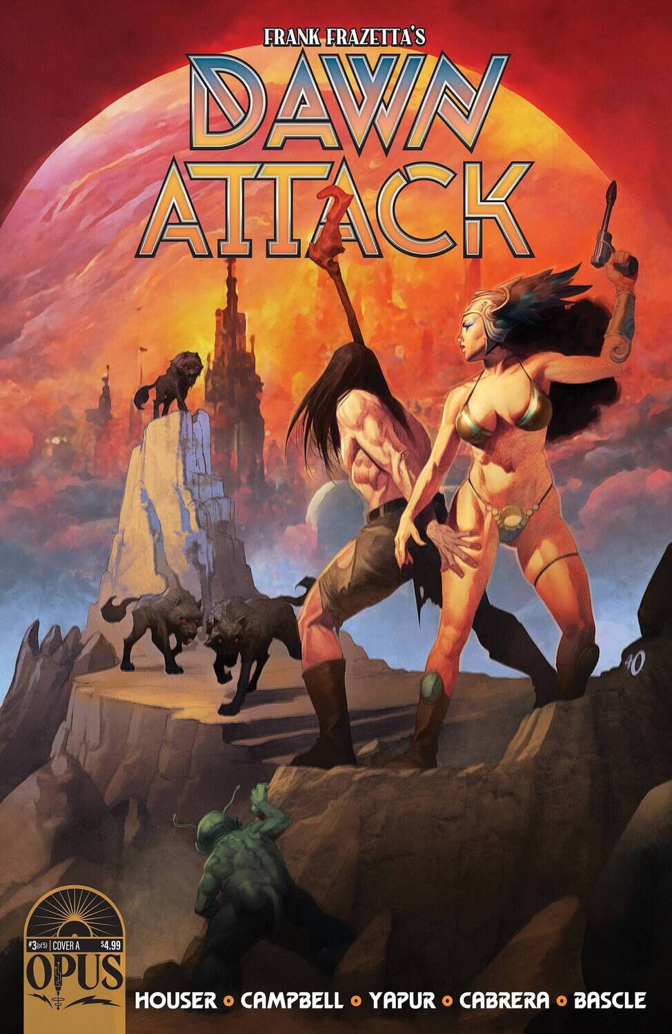 FRANK FRAZETTAS DAWN ATTACK #3 (OF 5) CVR A OLIVETTI
OPUS COMICS
(22nd March 2023)