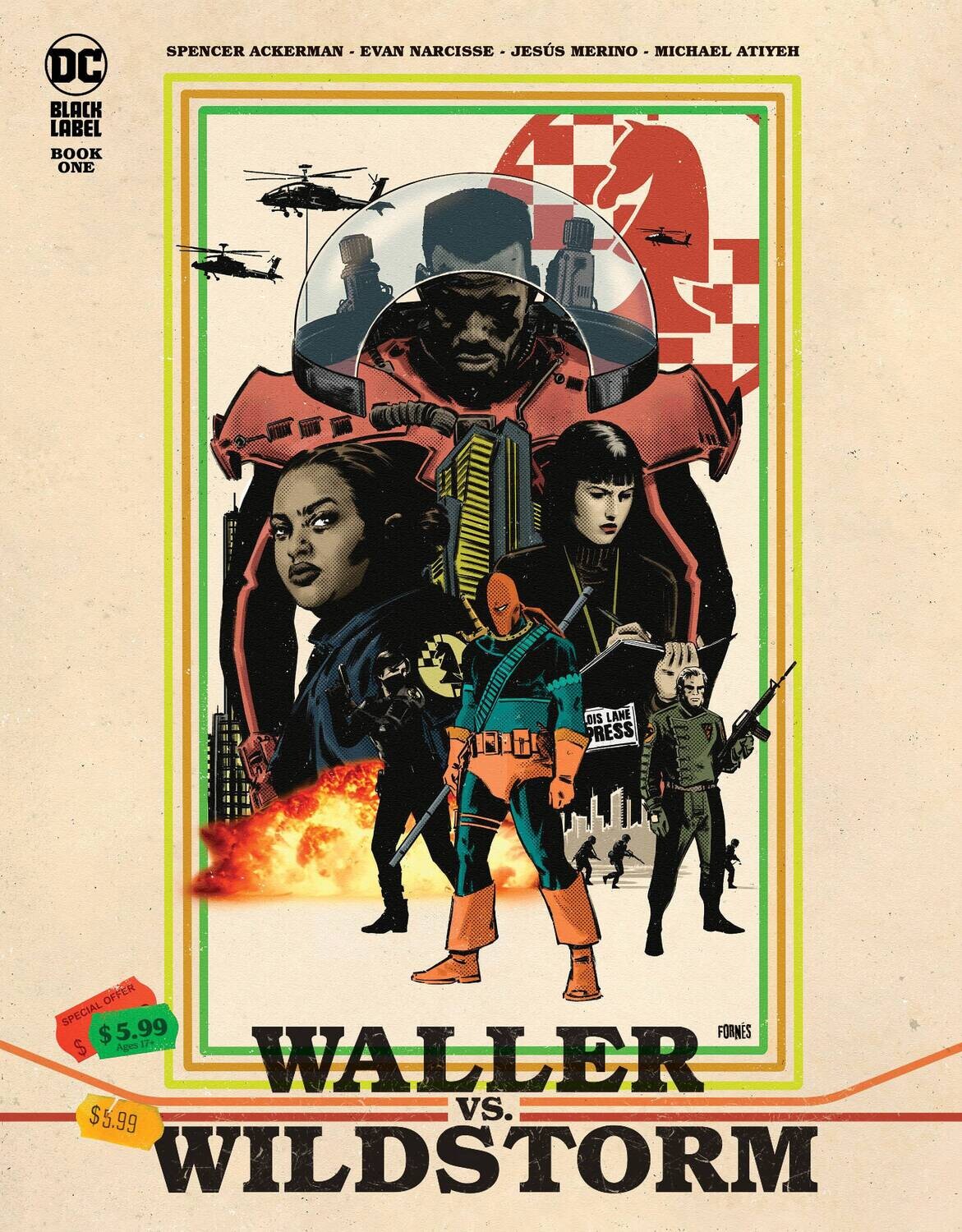 WALLER VS WILDSTORM #1 (OF 4) CVR A FORNES  (MR)
DC COMICS
(29th March 2023)