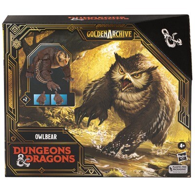 Dungeons & Dragons Golden Archive Owlbear (Brown) (Dungeons & Dragons Honor Among Thieves)