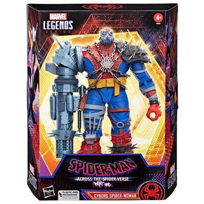 Marvel Legends 6" Spider-Man Across The Spider-Verse Wave Deluxe Cyborg Spider-Woman