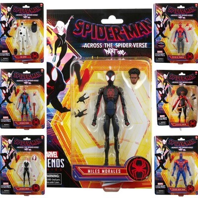 Marvel Legends 6" Spider-Man Across The Spider-Verse Wave SET OF 7