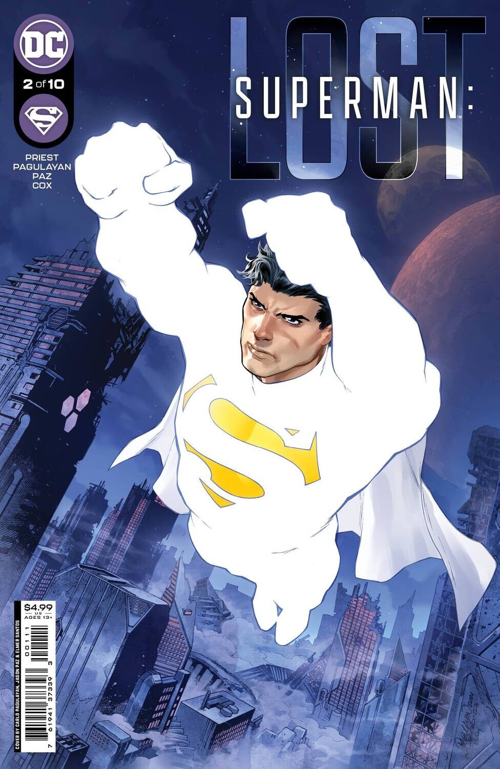 SUPERMAN LOST #2 (OF 10) CVR A CARLO PAGULAYAN & JASON PAZ
DC COMICS
(13th April 2023)