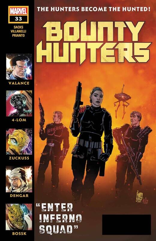 STAR WARS BOUNTY HUNTERS #33
MARVEL COMICS
(13th April 2023)