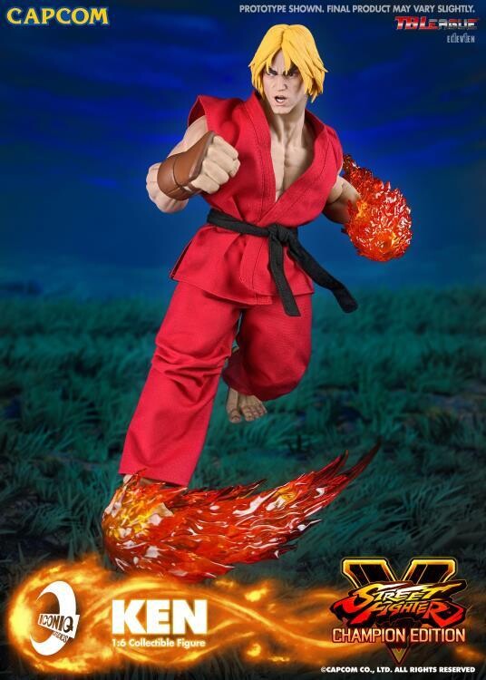 ICONIQ STUDIOS 1/6 SCALE STREET FIGHTER 2 KEN MASTERS COLLECTIBLE FIGURE