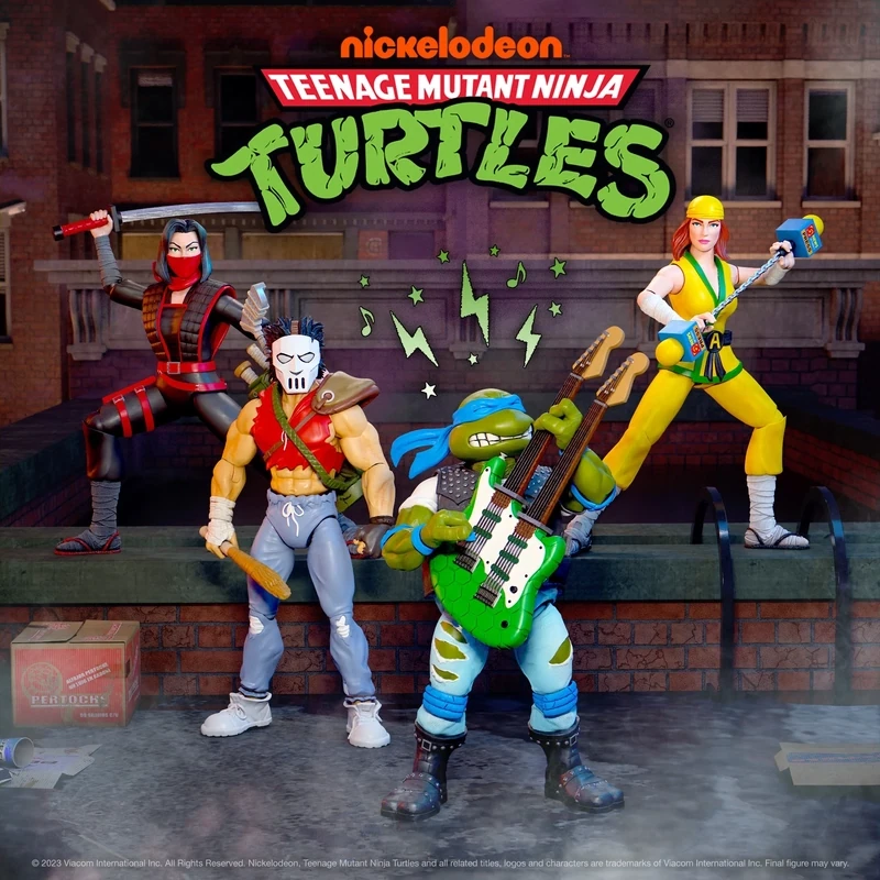 Super7 TMNT Wave 10 Ultimate SET OF 4 (Teenage Mutant Ninja Turtles) REVISED