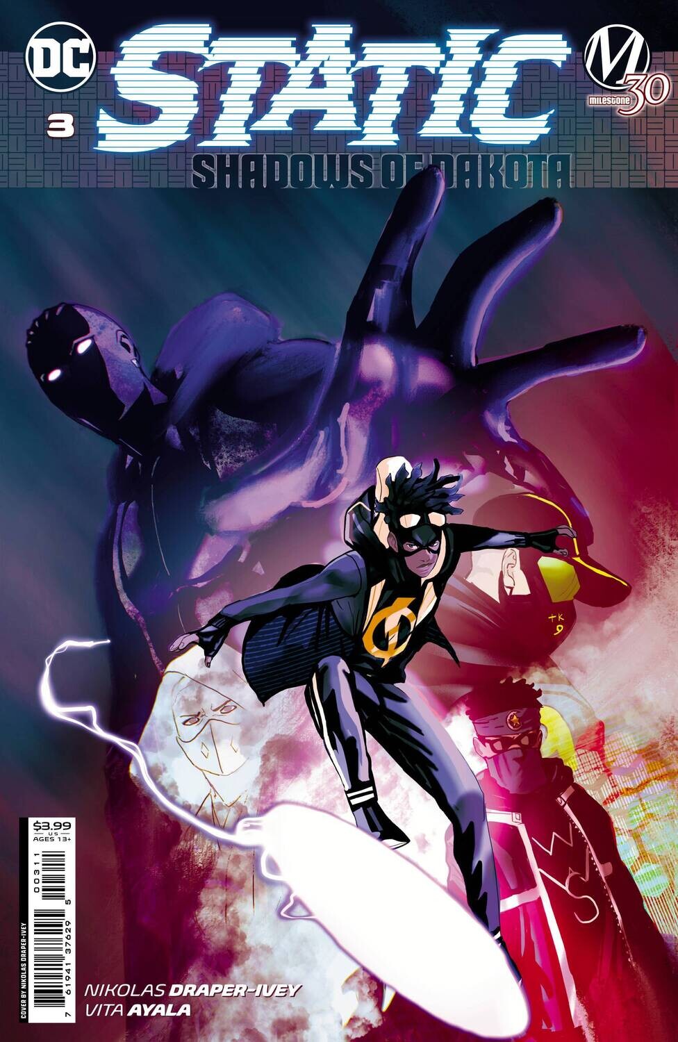 STATIC SHADOWS OF DAKOTA #3 (OF 6) CVR A DRAPER-IVEY
DC COMICS
(19th April 2023)