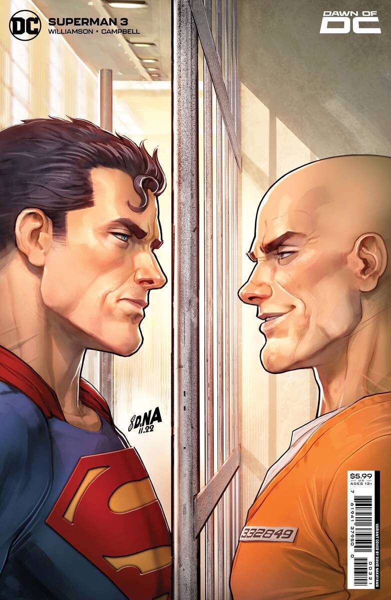 SUPERMAN #3 CVR B DAVID NAKAYAMA CARD STOCK VAR
DC COMICS
(19th April 2023)