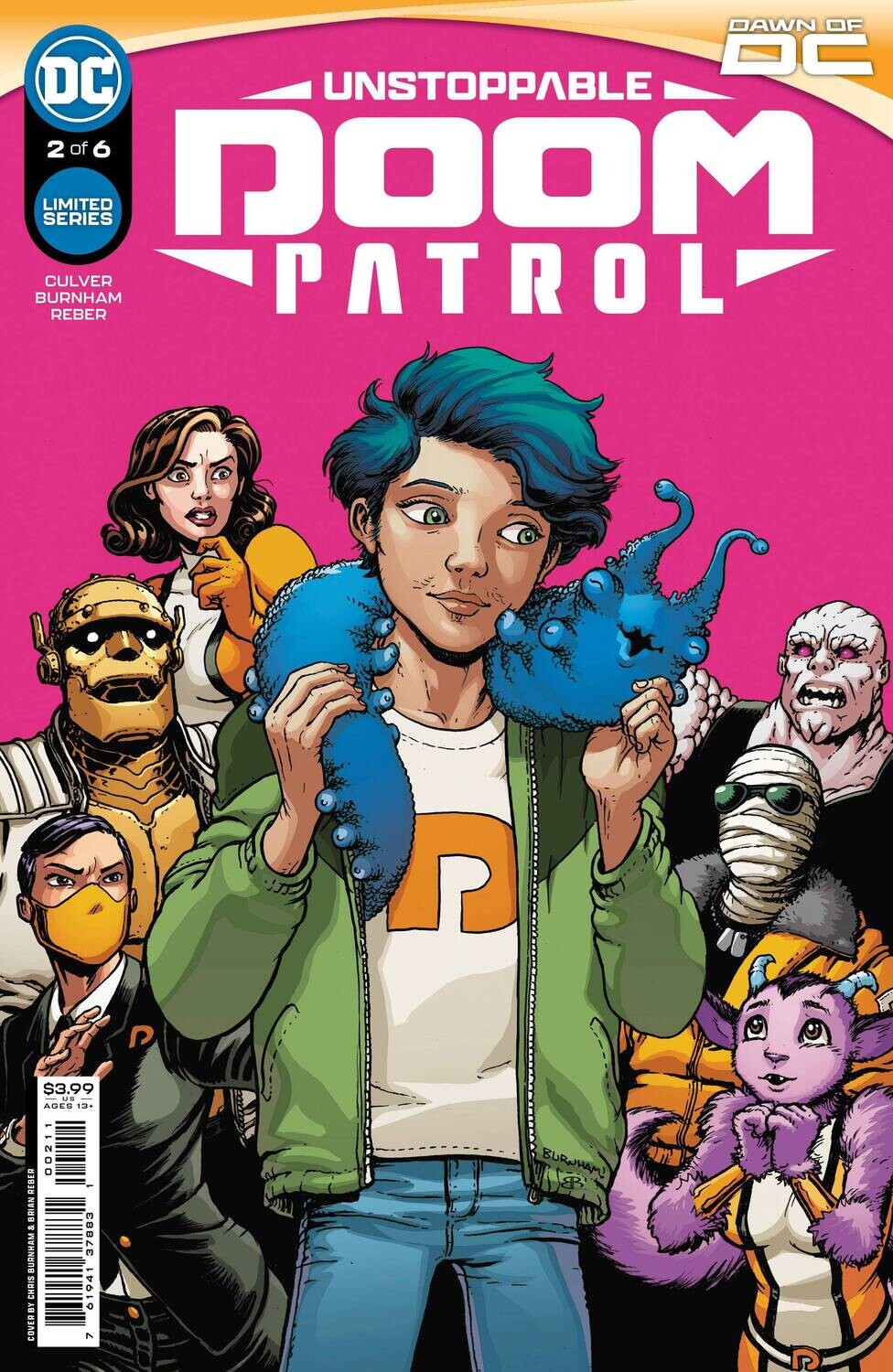 UNSTOPPABLE DOOM PATROL #2 (OF 6) CVR A CHRIS BURNHAM
DC COMICS
(26th April 2023)