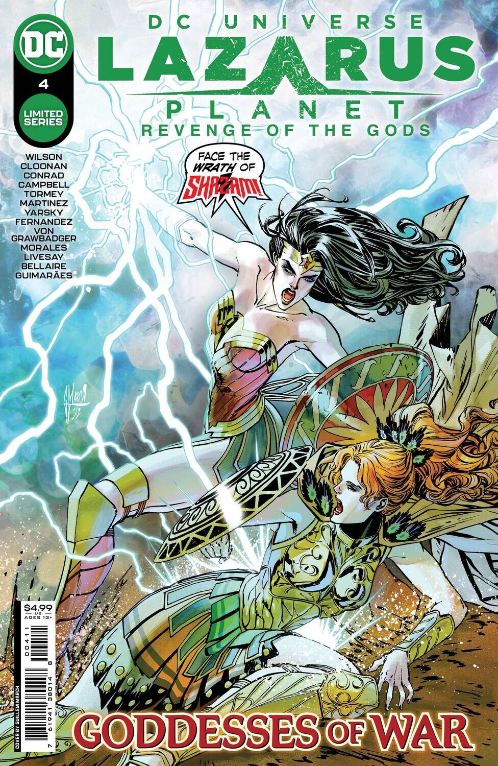 LAZARUS PLANET REVENGE GODS #4 (OF 4) CVR A GUILLEM MARCH
DC COMICS
(26th April 2023)
