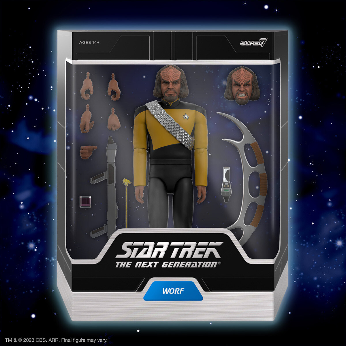 Super7 - Star Trek The Next Generation ULTIMATES! Wave 2 Lieutenant Worf