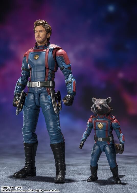 Bandai Guardians of the Galaxy Vol. 3 S.H. Figuarts Star Lord and Rocket Raccoon