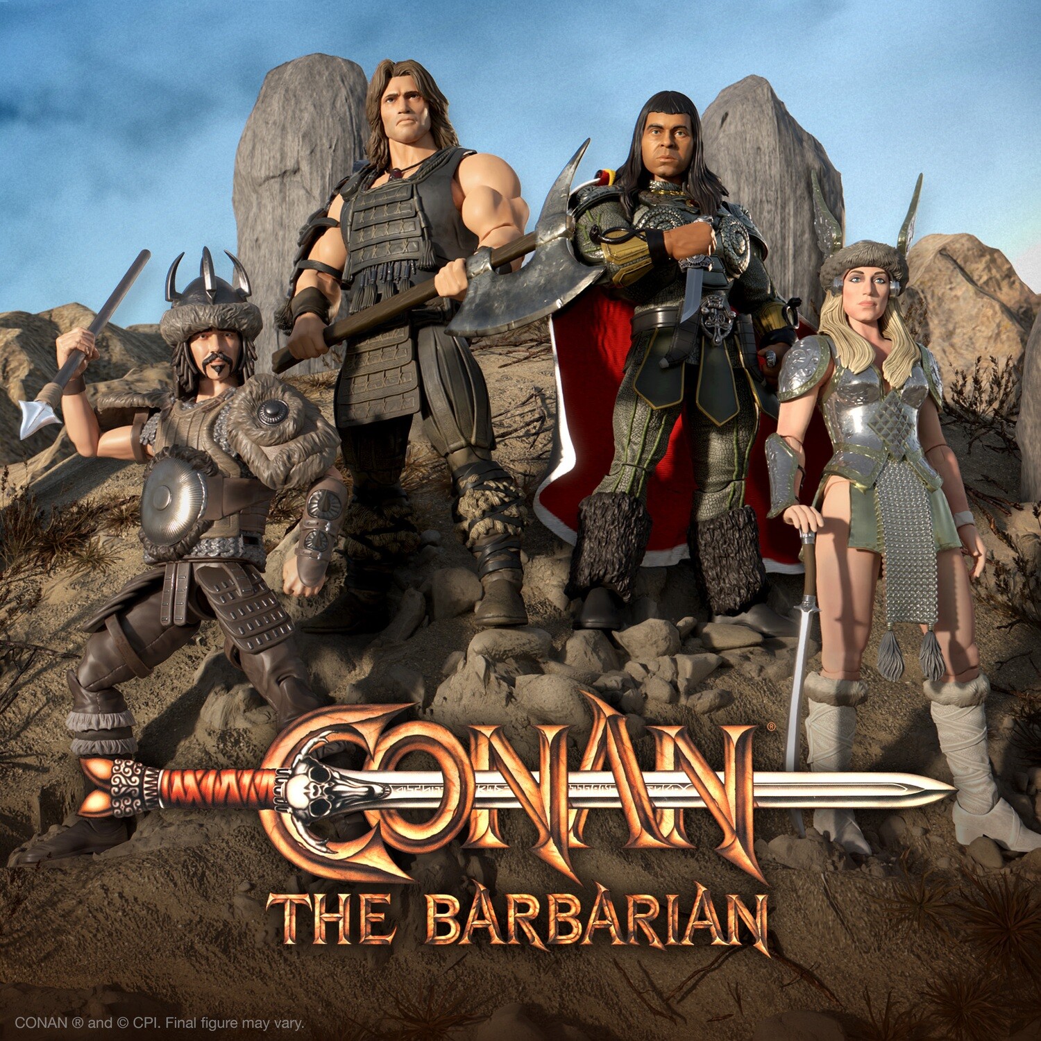 Conan the Barbarian Ultimates Wave 5 (Battle Of The Mounds) SET OF 4