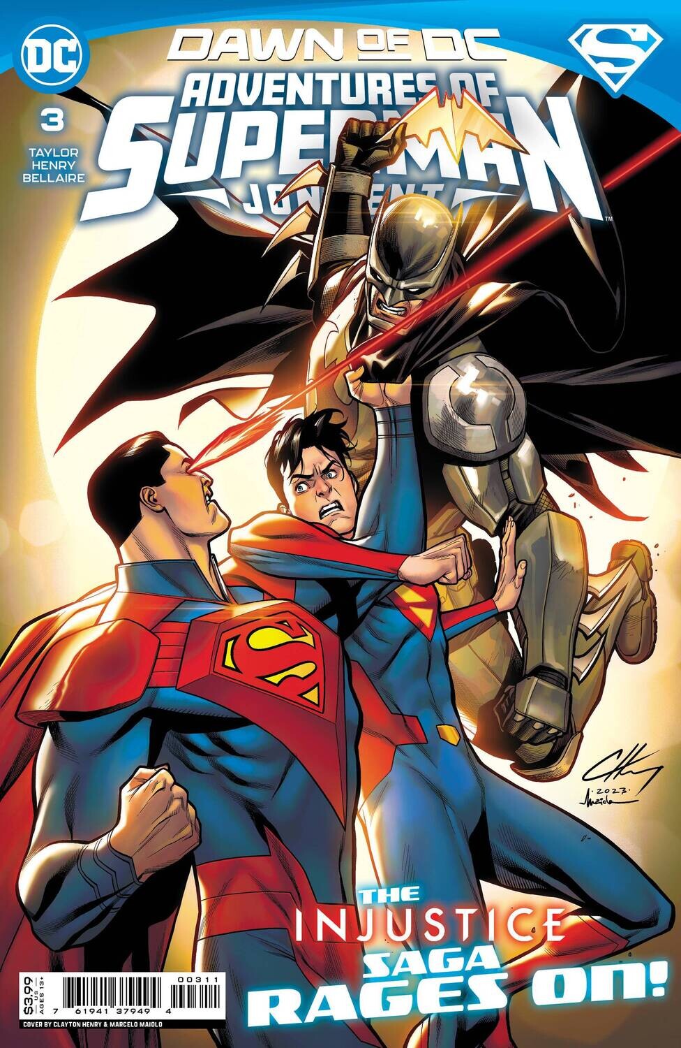 ADVENTURES SUPERMAN JON KENT #3 (OF 6) CVR A HENRY
DC COMICS
(4th May 2023)