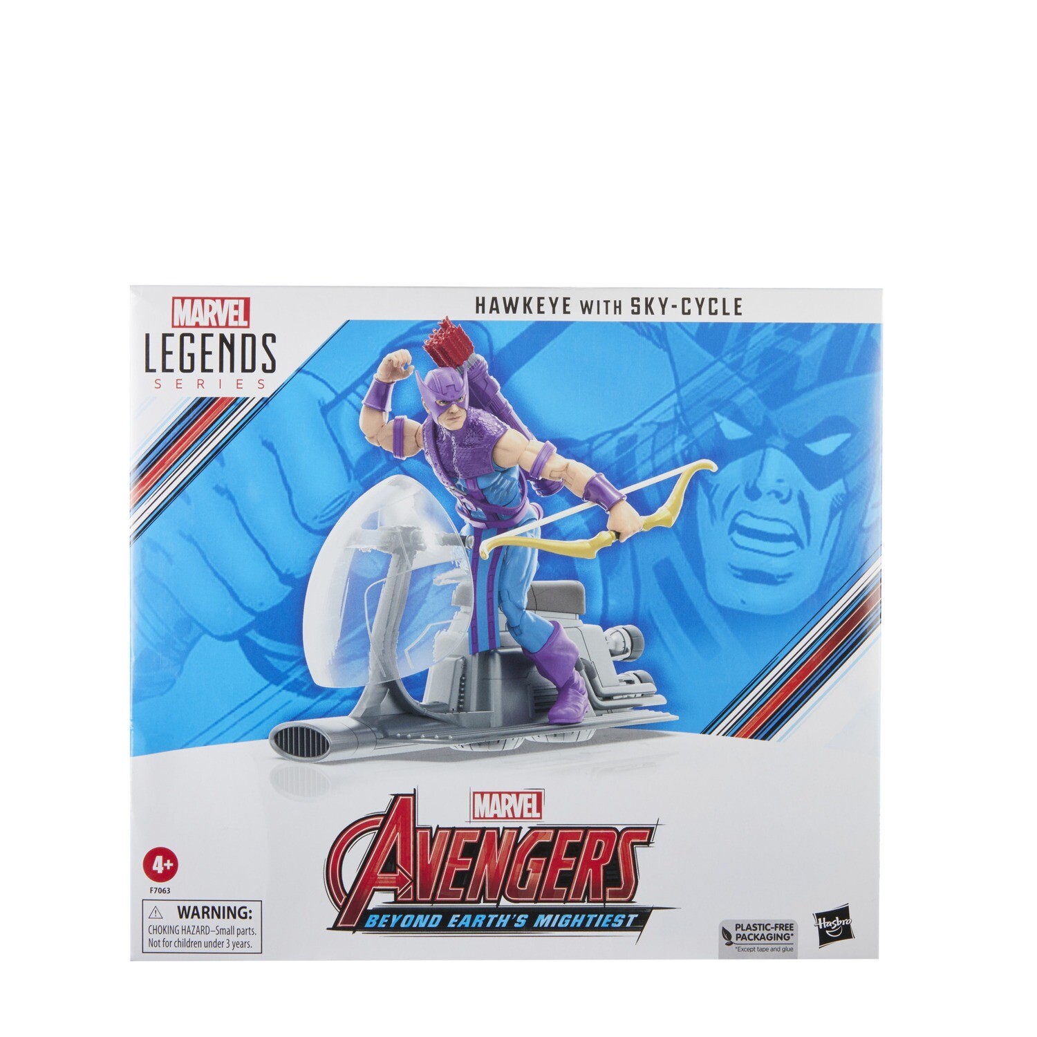 Marvel Legends Avengers 60th Anniversary 6" Hawkeye with Sky-Cycle