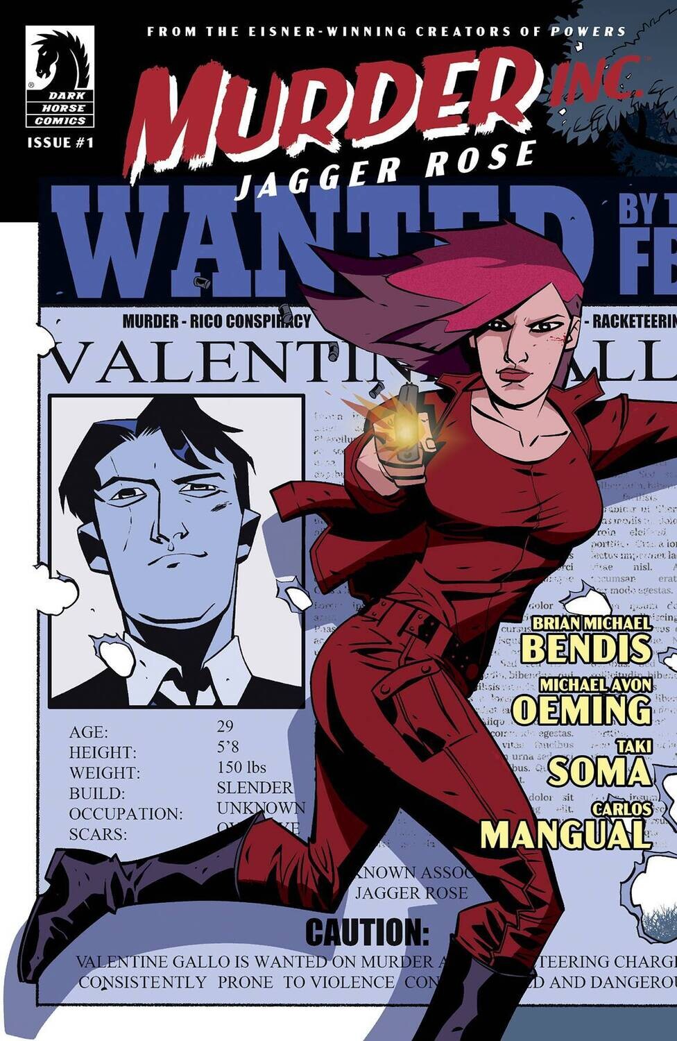 MURDER INC JAGGER ROSE #1 (OF 6)
DARK HORSE COMICS
(10th May 2023)