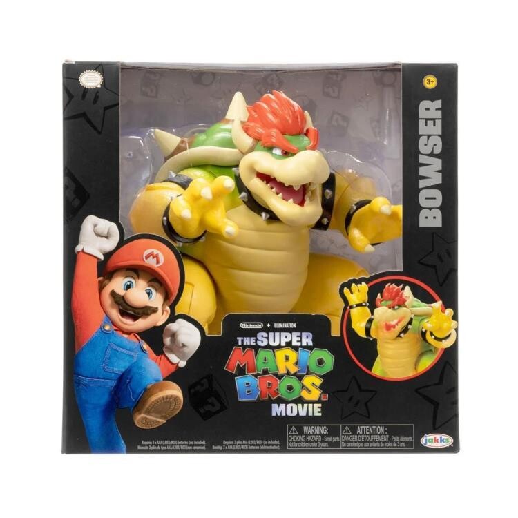 JAKKS Super Mario Bros Movie: Deluxe Bowser (Fire Breathing)