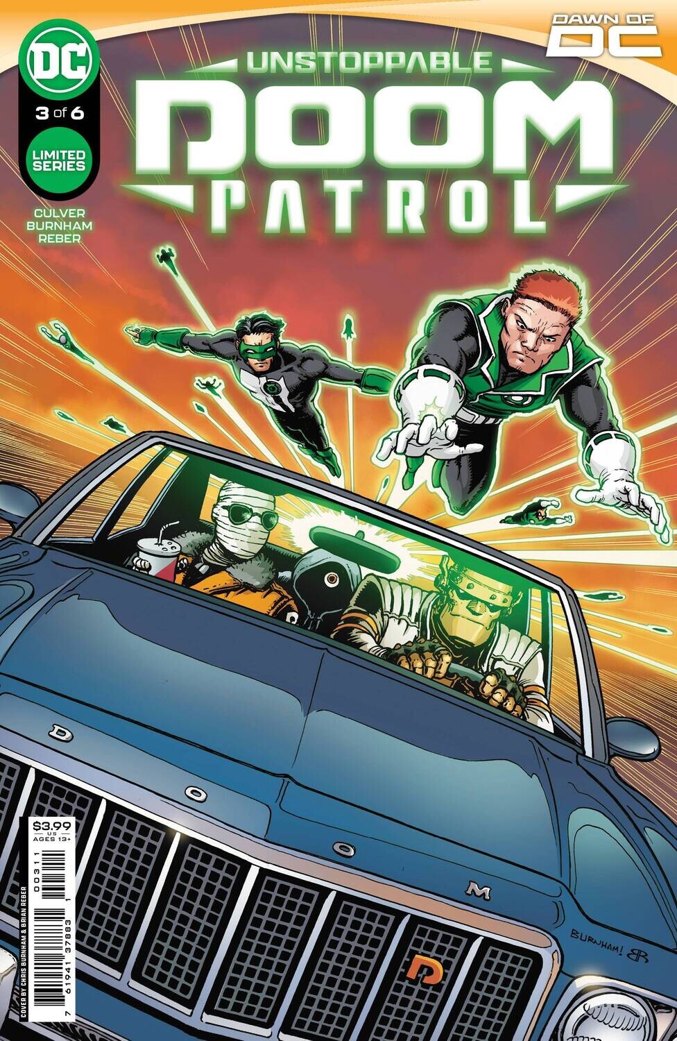 UNSTOPPABLE DOOM PATROL #3 (OF 6) CVR A BURNHAM
DC COMICS
(24th May 2023)