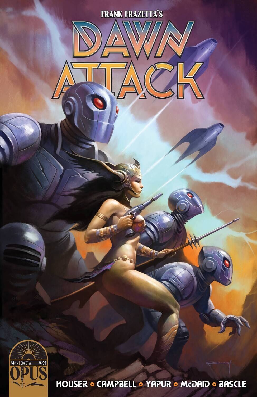 FRANK FRAZETTAS DAWN ATTACK #4 (OF 5) CVR A REILLY
OPUS COMICS
(24th May 2023)