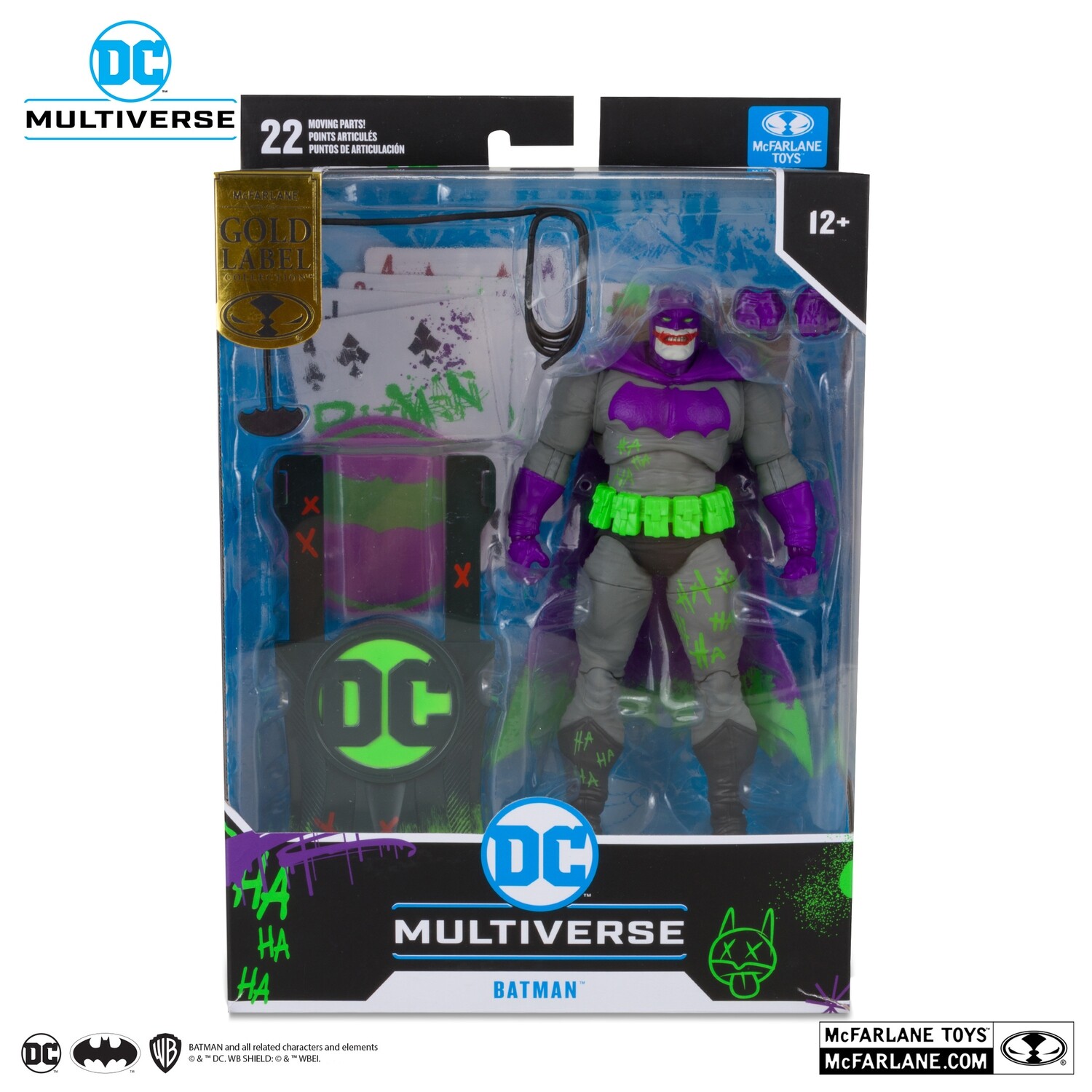 MCFARLANE TOYS DC MULTIVERSE BATMAN DARK KNIGHT RETURNS JOKERIZED (GOLD LABEL)
