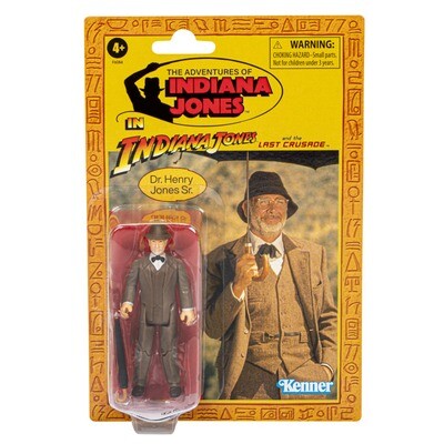 Indiana Jones Retro Collection 3.73" Dr. Henry Jones Sr. (The Last Crusade)