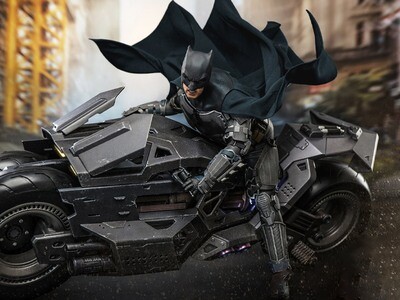 **PRE ORDER** Hot Toys Batman and Batcycle 1/6 Scale Figure Vehicle Pair (THE FLASH MOVIE)