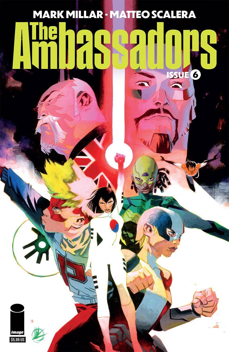 AMBASSADORS #6 (OF 6) CVR A SCALERA (MR)
IMAGE COMICS
(7th June 2023)