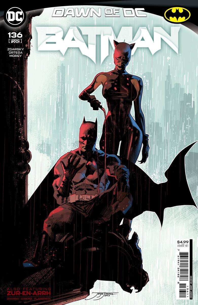BATMAN #136 CVR A JORGE JIMENEZ
DC COMICS
(7th June 2023)