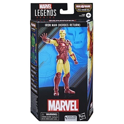 Marvel Legends 6" The Marvels Wave Marvel Comics Iron Man (Heroes Return) (TOTALLY AWESOME HULK BAF)