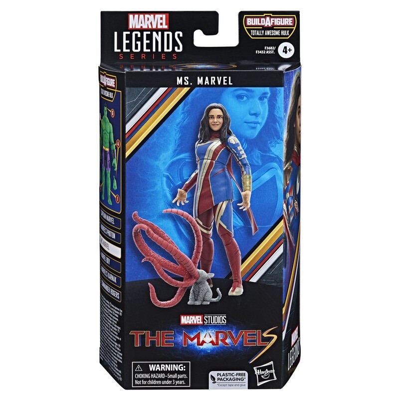 Marvel Legends 6" The Marvels Wave Ms. Marvel (TOTALLY AWESOME HULK BAF)