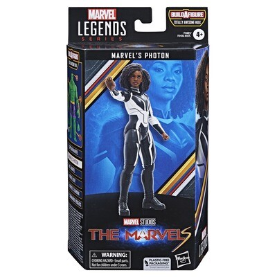 Marvel Legends 6" The Marvels Wave Marvel’s Photon / Spectrum (TOTALLY AWESOME HULK BAF)