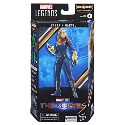 Marvel Legends 6" The Marvels Wave Captain Marvel (TOTALLY AWESOME HULK BAF)