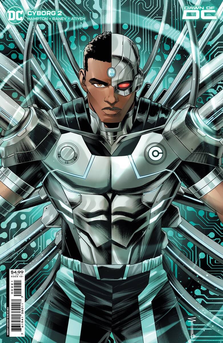 CYBORG #2 (OF 6) CVR B SERG ACUNA CARD STOCK VAR
DC COMICS
(21st June 2023)